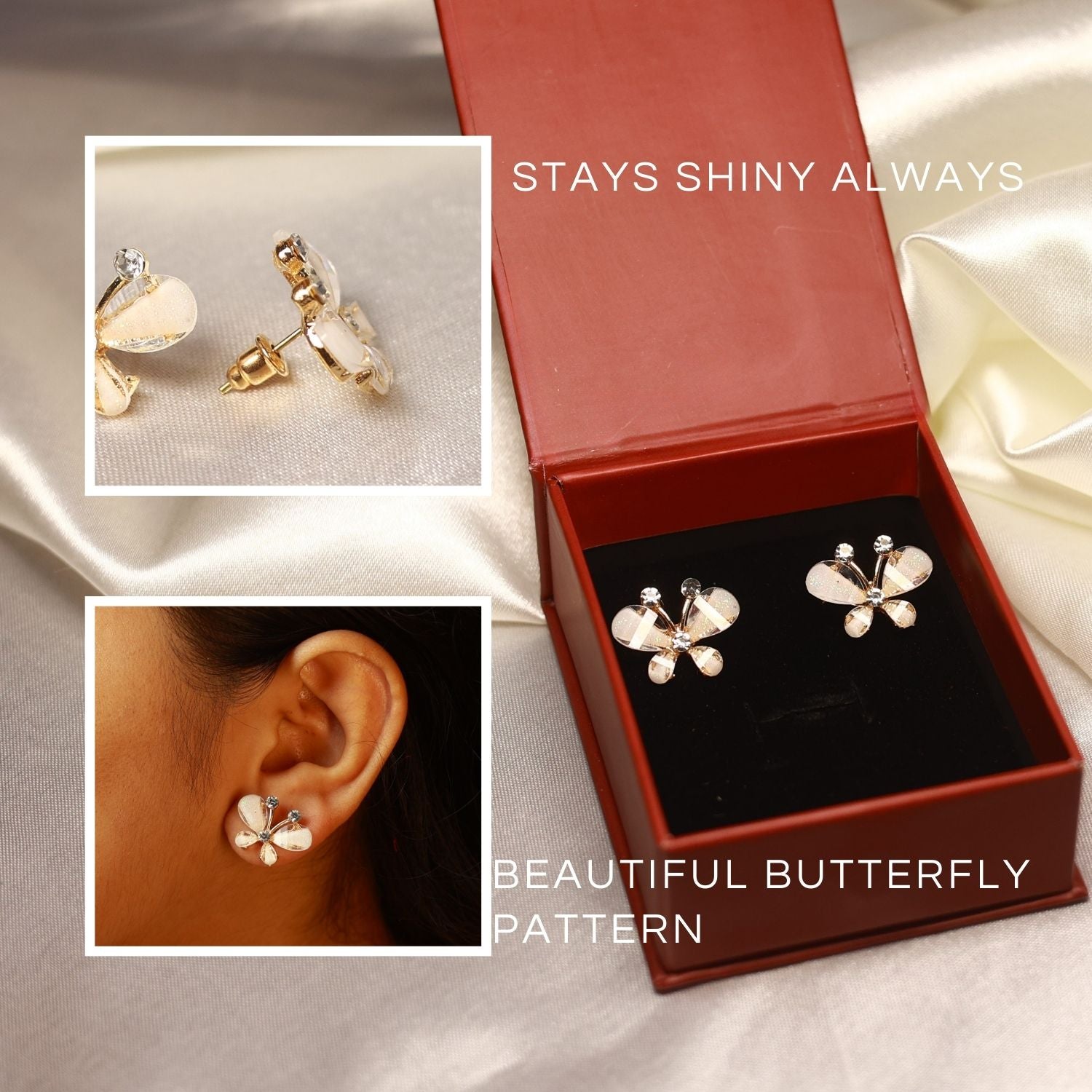 Blossom Wings Stud Earrings