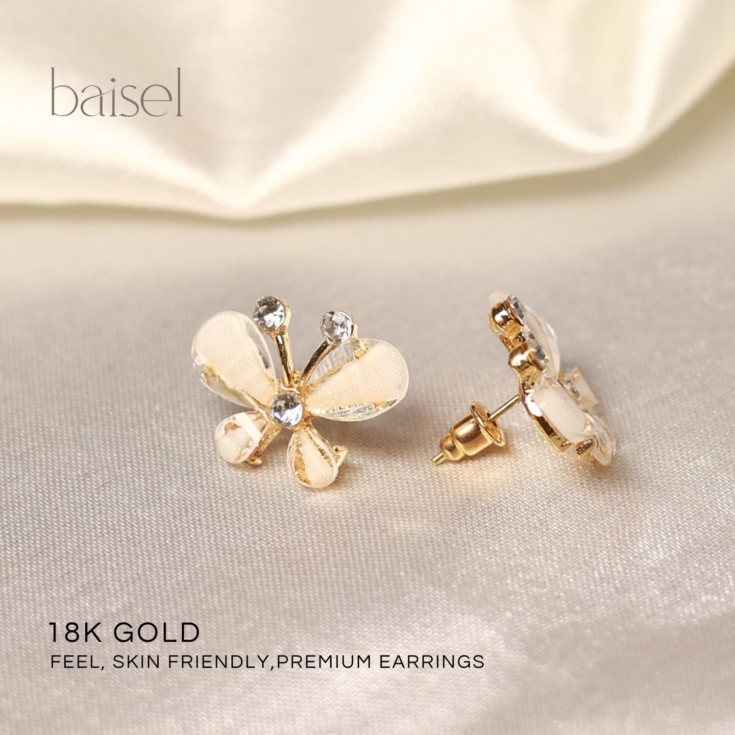 Blossom Wings Stud Earrings
