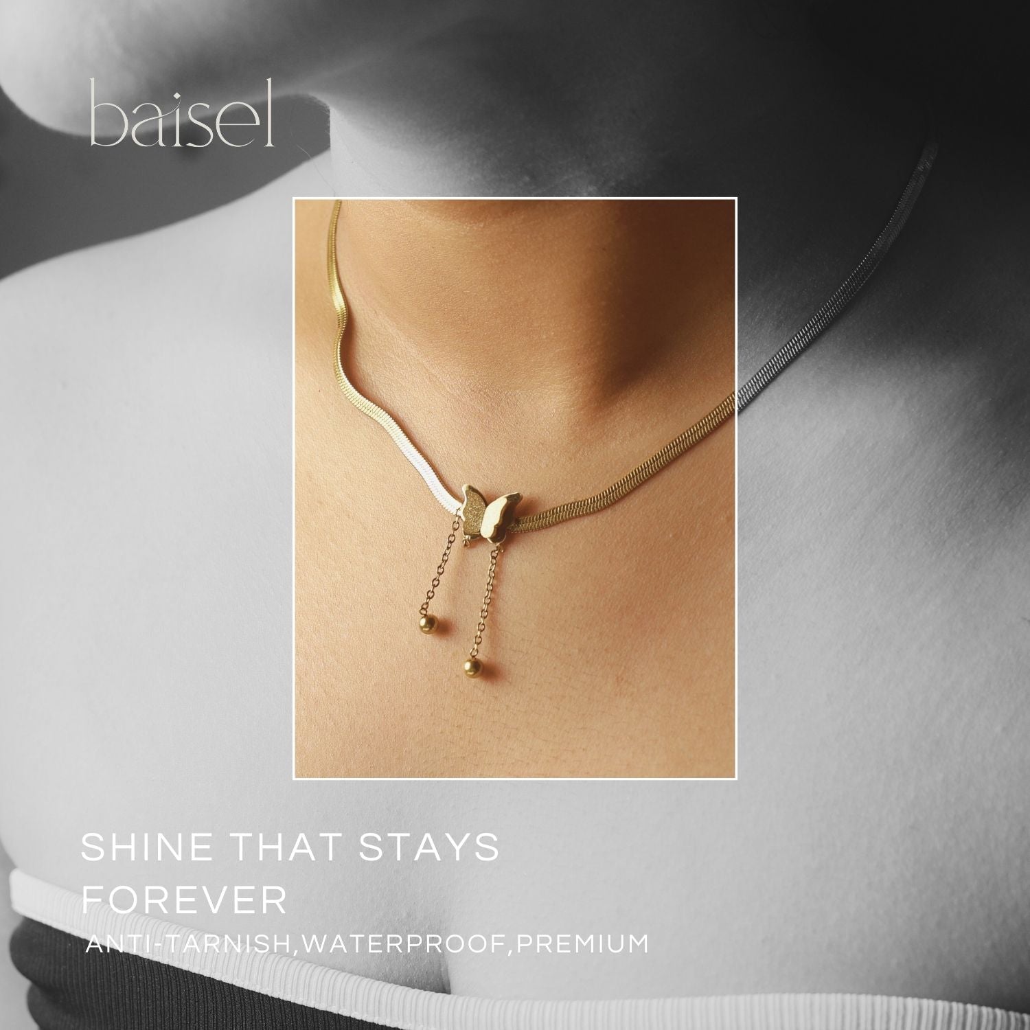 Butterfly Glide Snake Chain