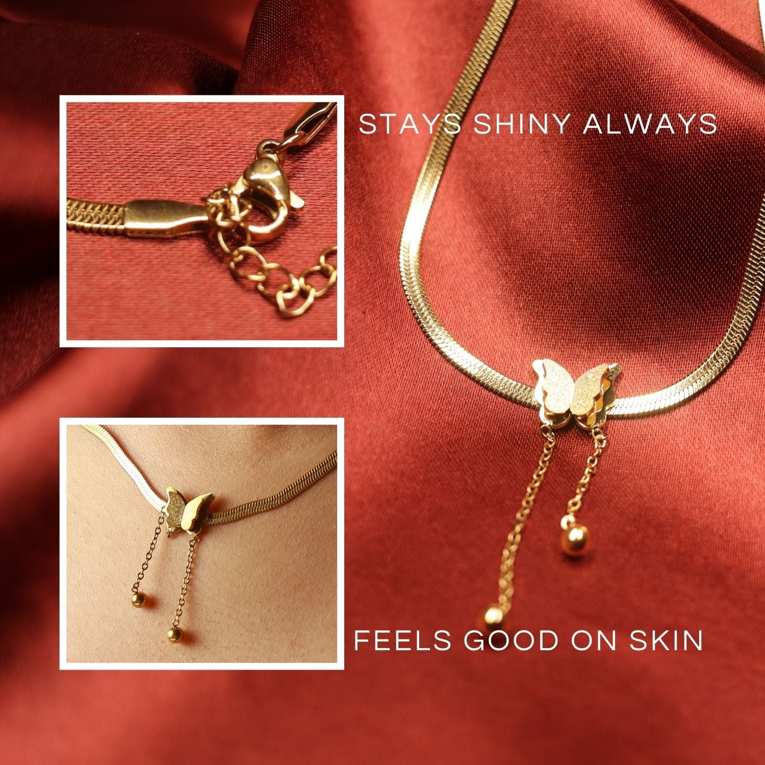 Butterfly Glide Snake Chain