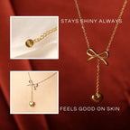 Charm Knot 18K Gold pendant