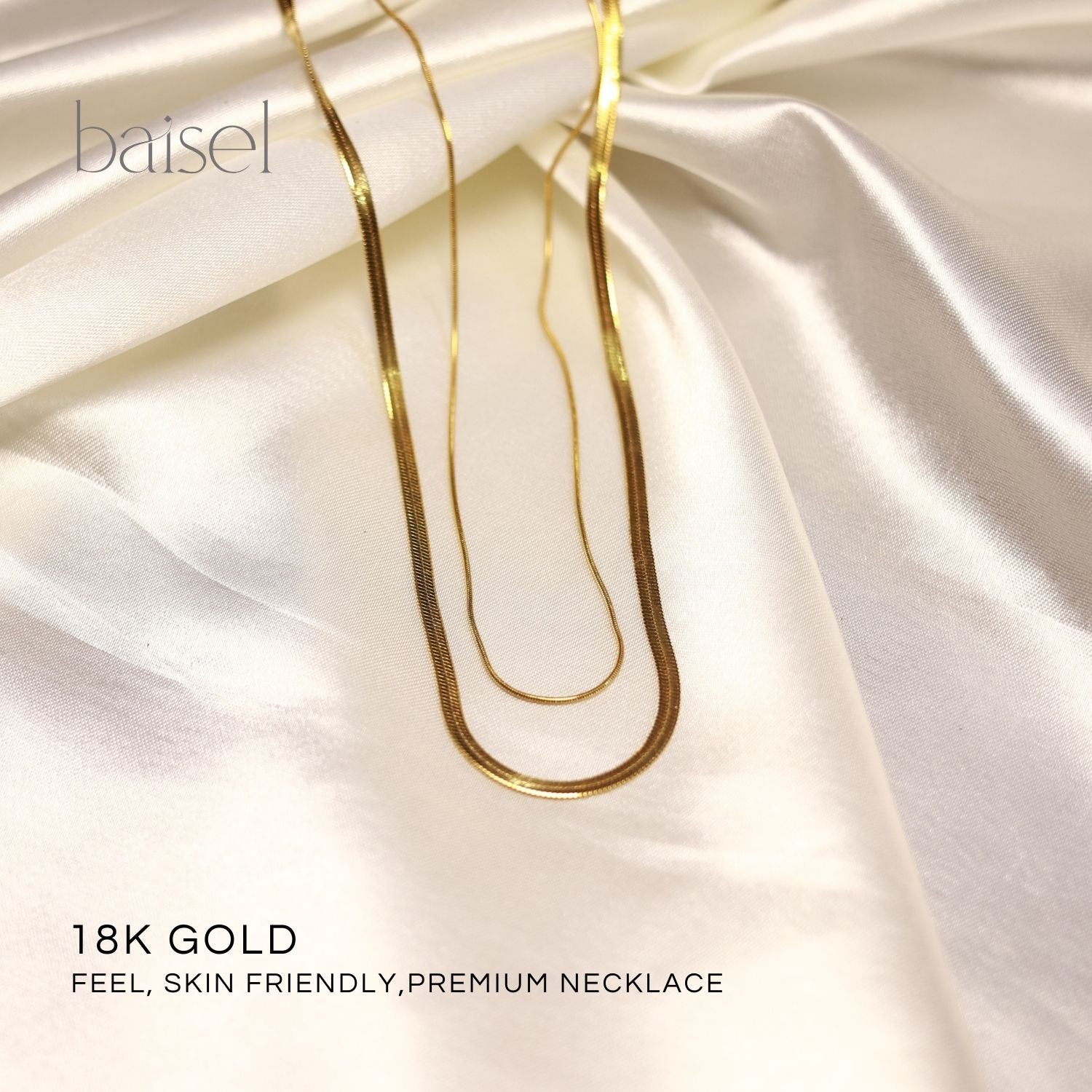 Twin Gleam Snake Chain