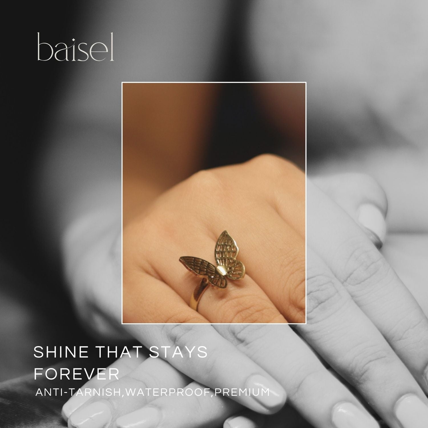 Butterfly Wing Finger Ring