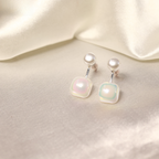 Pearl Duo Drop Earrings