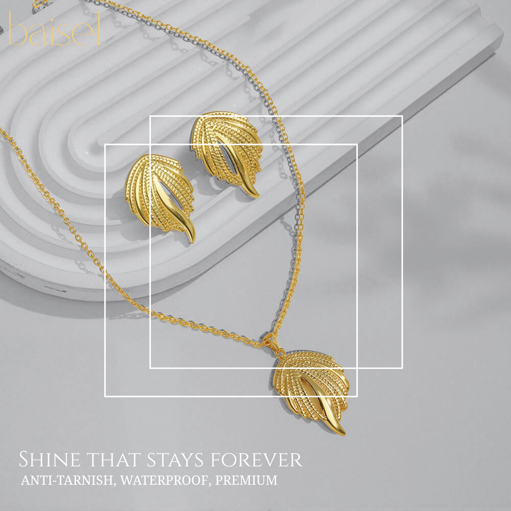 Winged Grace Necklace & Earring Set