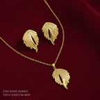 Winged Grace Necklace & Earring Set