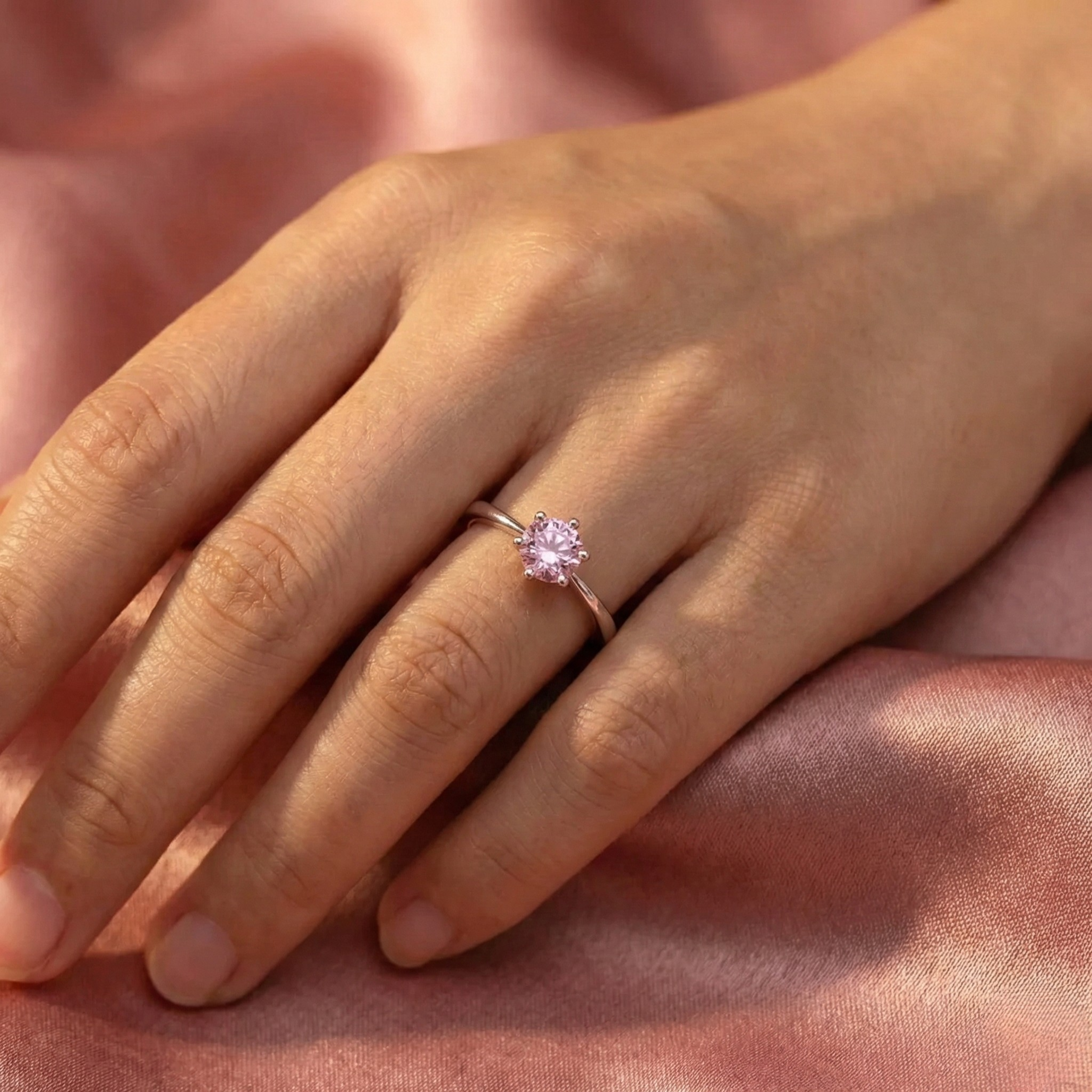 Victoria's Solitaire Ring