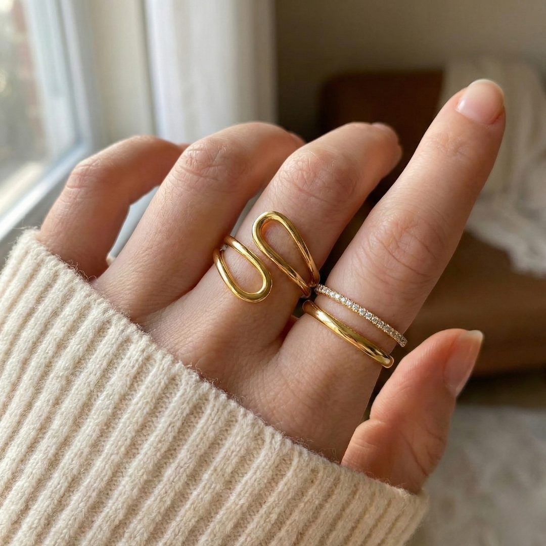 Zig zag ring