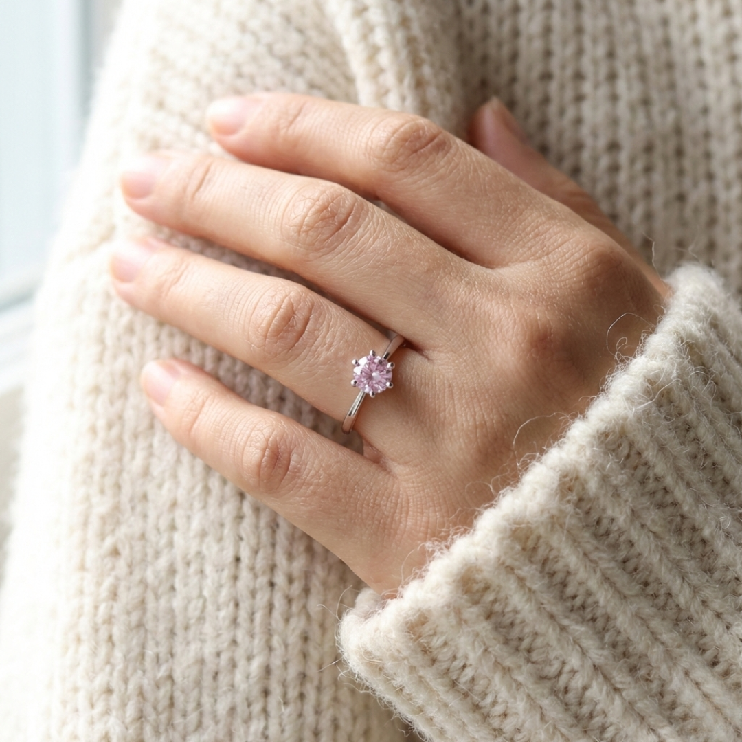 Victoria's Solitaire Ring